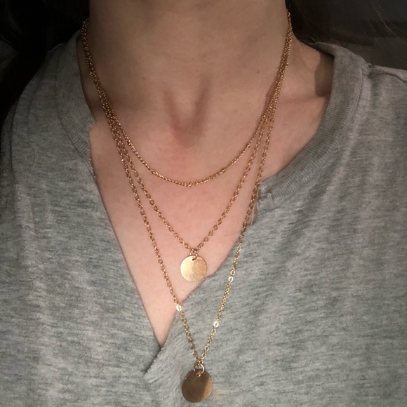 New! 4 for $12 Minimalist Layered Women’s Necklace - Picture 6 of 6